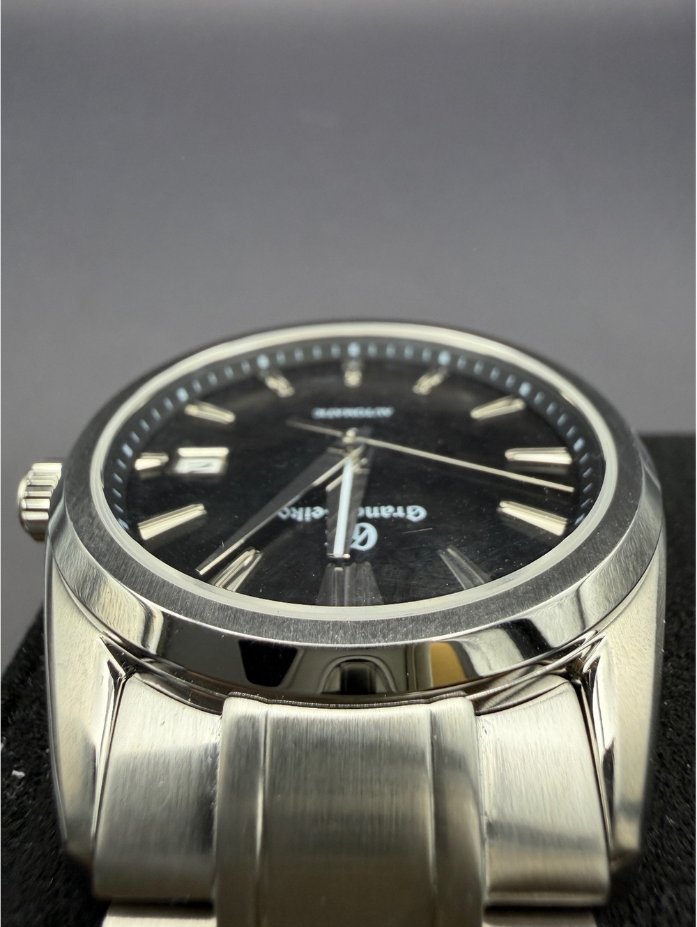 Custom Black Textured Dial Automatic Watch Mod - Picture 4 of 10